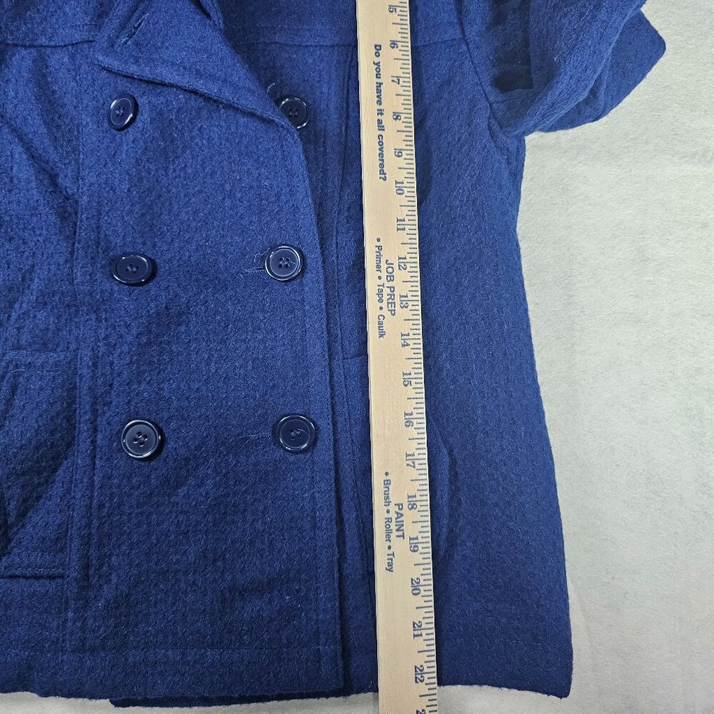 Forever 21 Brand Blue Peacoat Women's Size Small - Picture 7 of 8